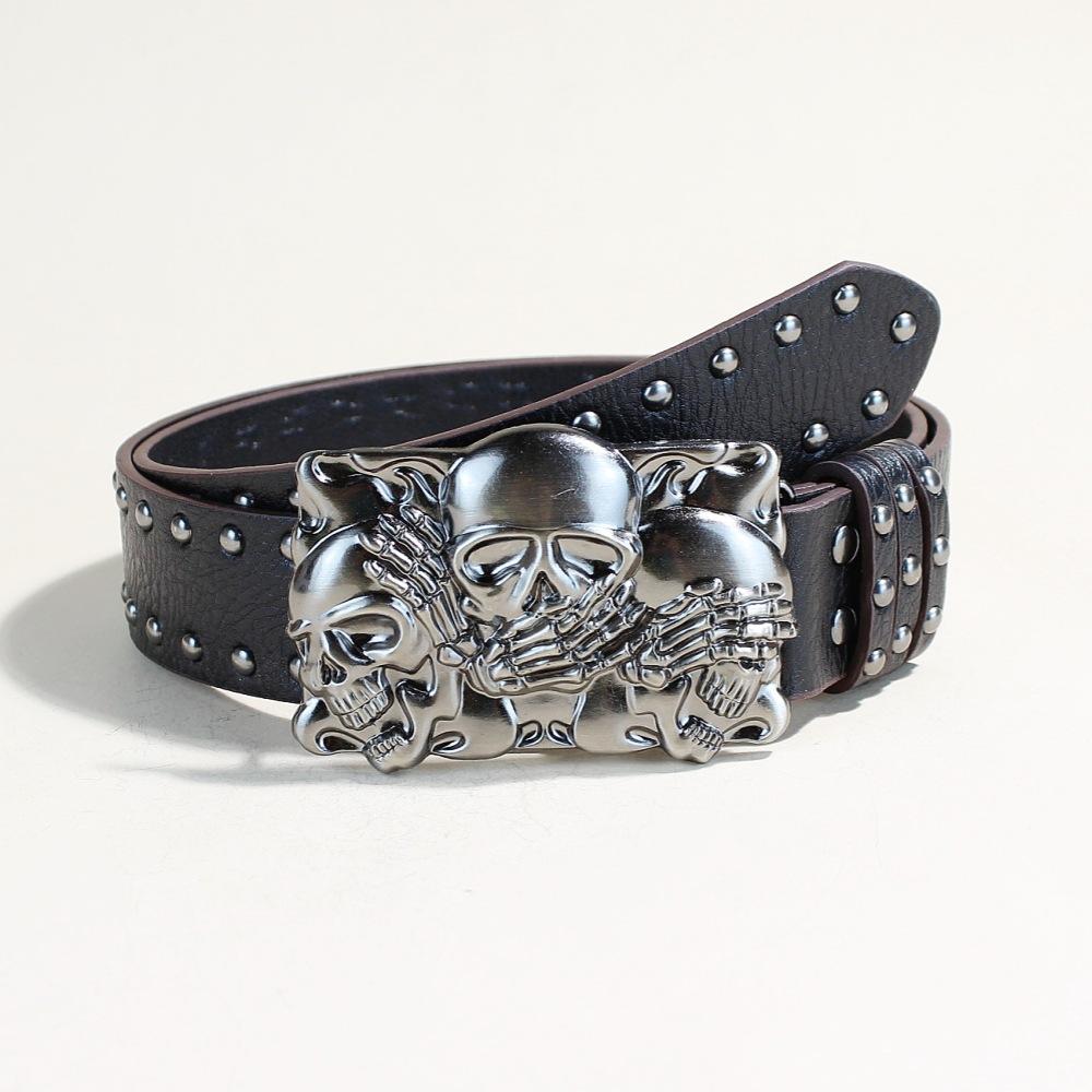Ремень мужской индивидуальный череп синий ремень панк любовь застежка брюки ремень женский 110Cm long
Ремень мужской индивидуальный череп синий ремень панк любовь застежка брюки ремень женский 110Cm long