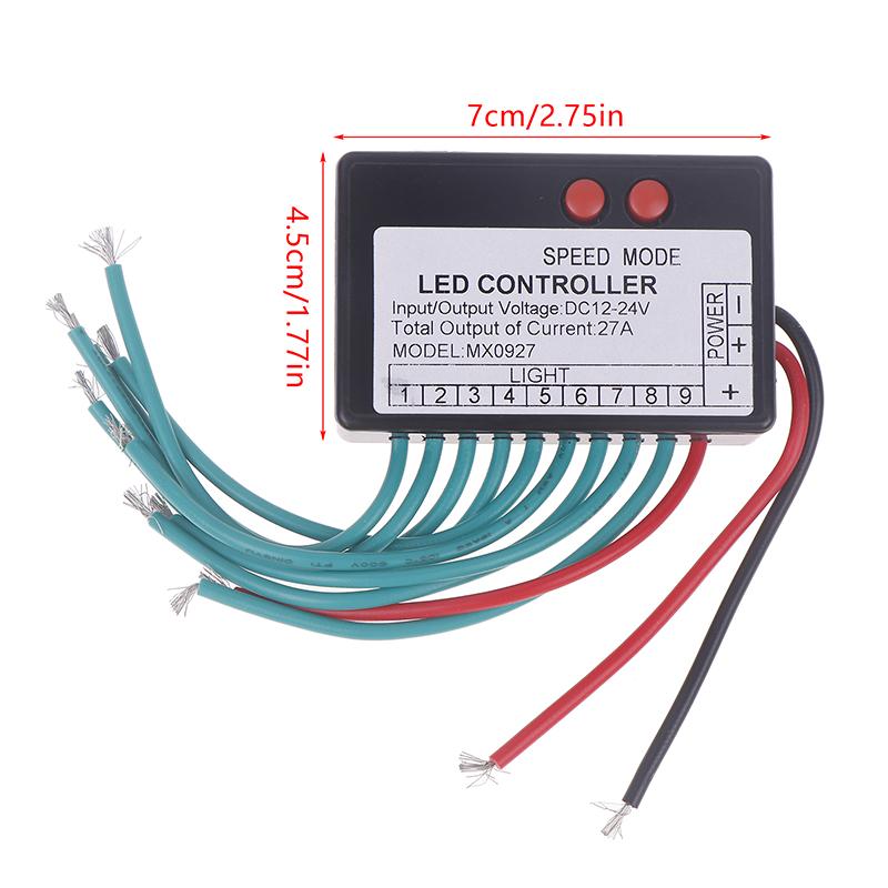 12V-24V 4Ch 9Ch Single Color Led Strip Light Controller Jump Water Burst Flash Horse Sign Luminous Word Exposed Light Box Switch
12V-24V 4Ch 9Ch Single Color Led Strip Light Controller Jump Water Burst Flash Horse Sign Luminous Word Exposed Light Box Switch