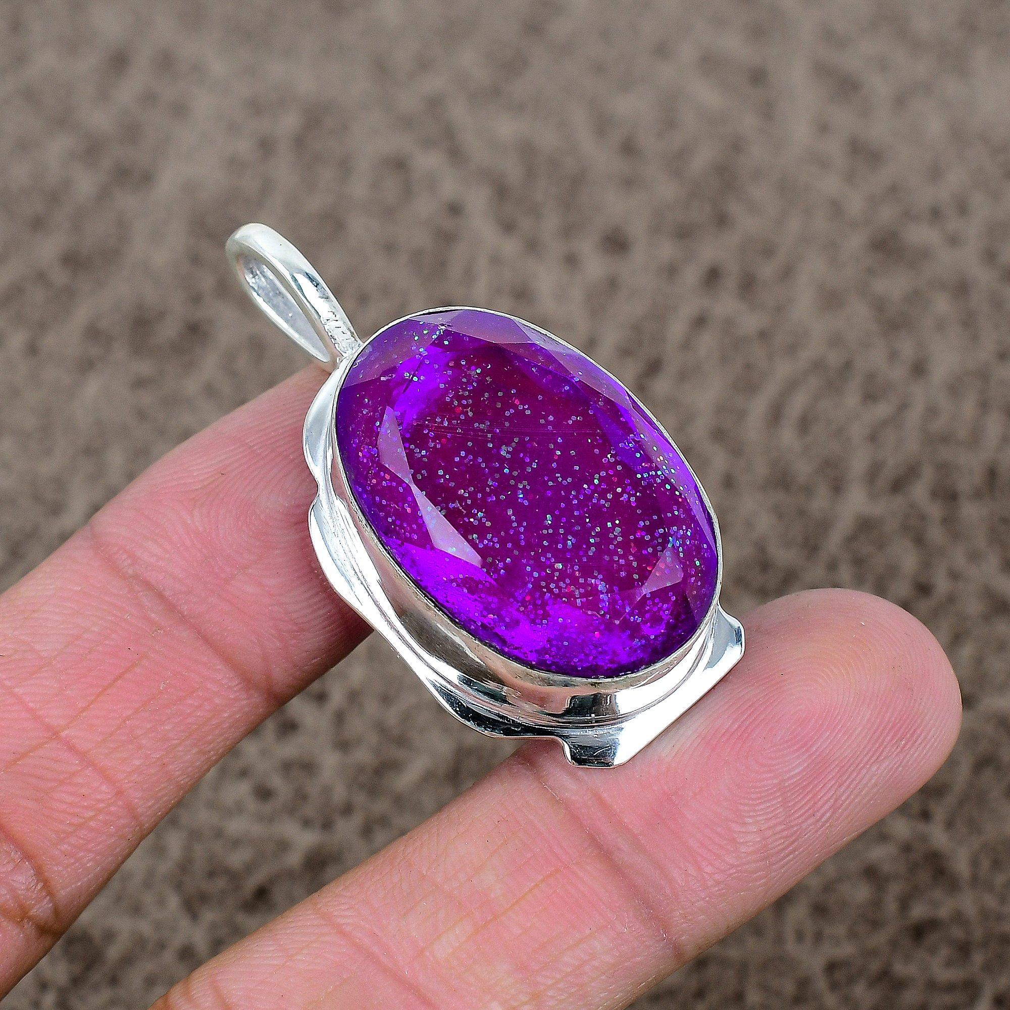 Pink Amethyst Gemstone Handmade 925 Sterling Silver Jewelry Pendant 1.89 KKG-375
Pink Amethyst Gemstone Handmade 925 Sterling Silver Jewelry Pendant 1.89 KKG-375