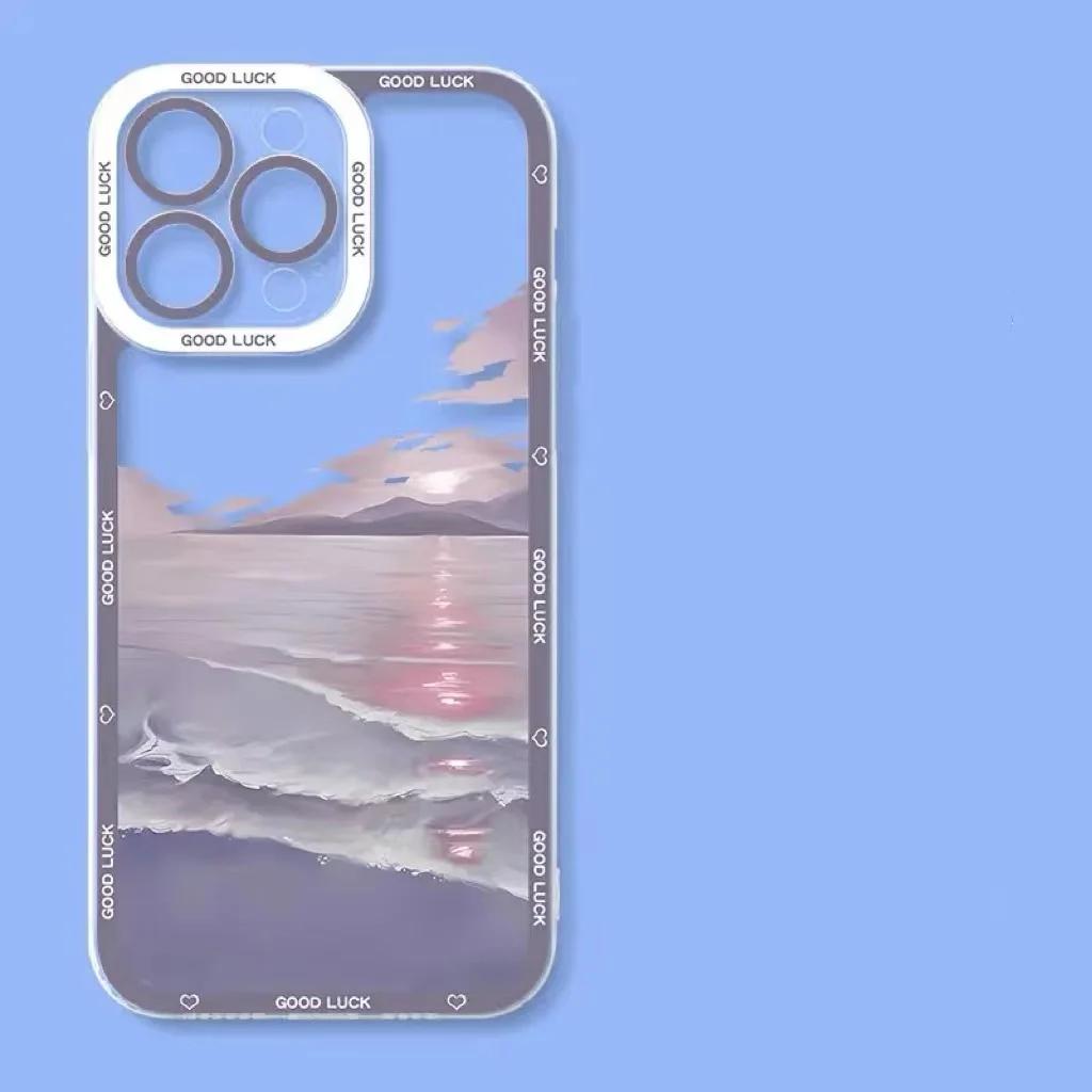 Lovers Scenic Case For iPhone 15 Pro Max 14 13 12 11 Pro Mini X XR XS Max 7 8 14 Plus Transparent lens Protection Cover iPhone 12 Mini
Lovers Scenic Case For iPhone 15 Pro Max 14 13 12 11 Pro Mini X XR XS Max 7 8 14 Plus Transparent lens Protection Cover iPhone 12 Mini