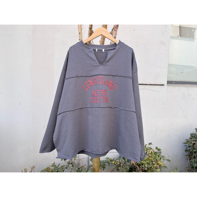 Небольшой дефект Осень и Зима K-стиль Ленивый и Свободный Комфорт и Повседневный Темперамент Дикий Западный Стиль Молодежный Свитшот с Принтом Букв H1 Gray F
Небольшой дефект Осень и Зима K-стиль Ленивый и Свободный Комфорт и Повседневный Темперамент Дикий Западный Стиль Молодежный Свитшот с Принтом Букв H1 Gray F