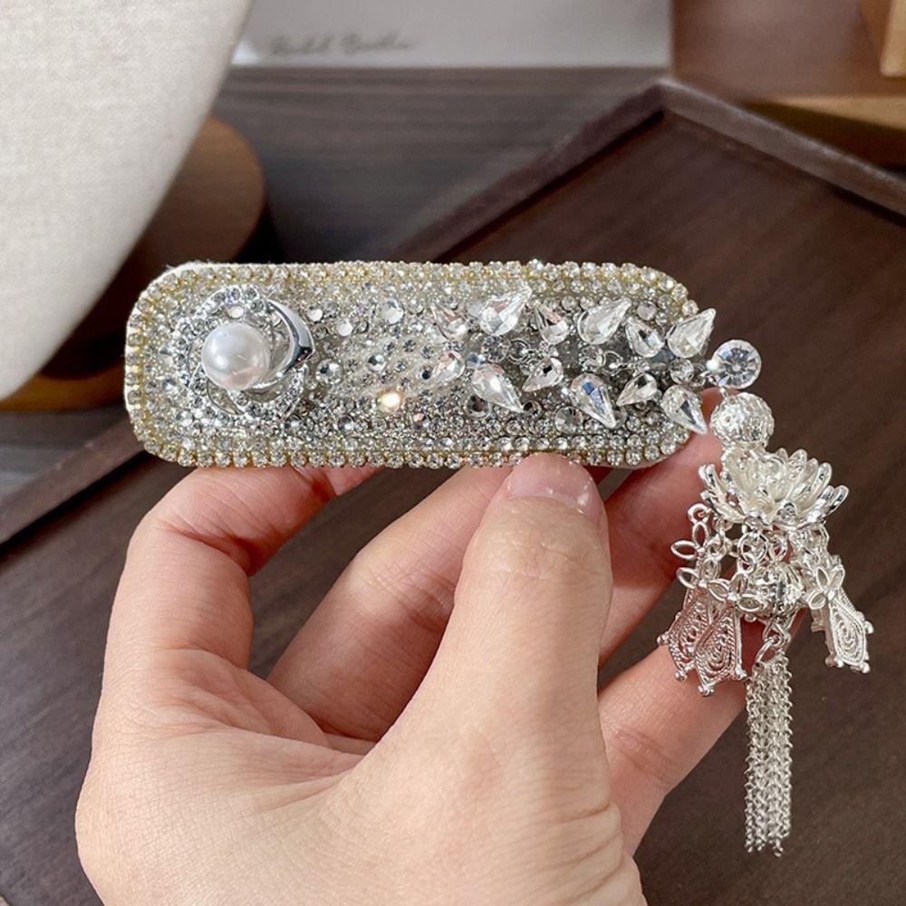 Crystal Ethnic Style Hair Clip Elegant Tassel Side Clip Chinese Style Tassel Hairpin Women Style13
Crystal Ethnic Style Hair Clip Elegant Tassel Side Clip Chinese Style Tassel Hairpin Women Style13