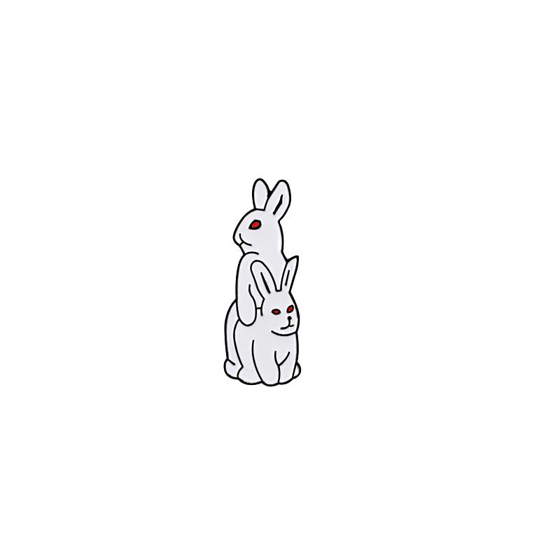 Evil White Rabbit Enamel Pin Creative Bunny Brooches Funny Animal Lapel Pins Denim Jackets Bag Cartoon Badges Cute Jewelry Gift
Evil White Rabbit Enamel Pin Creative Bunny Brooches Funny Animal Lapel Pins Denim Jackets Bag Cartoon Badges Cute Jewelry Gift