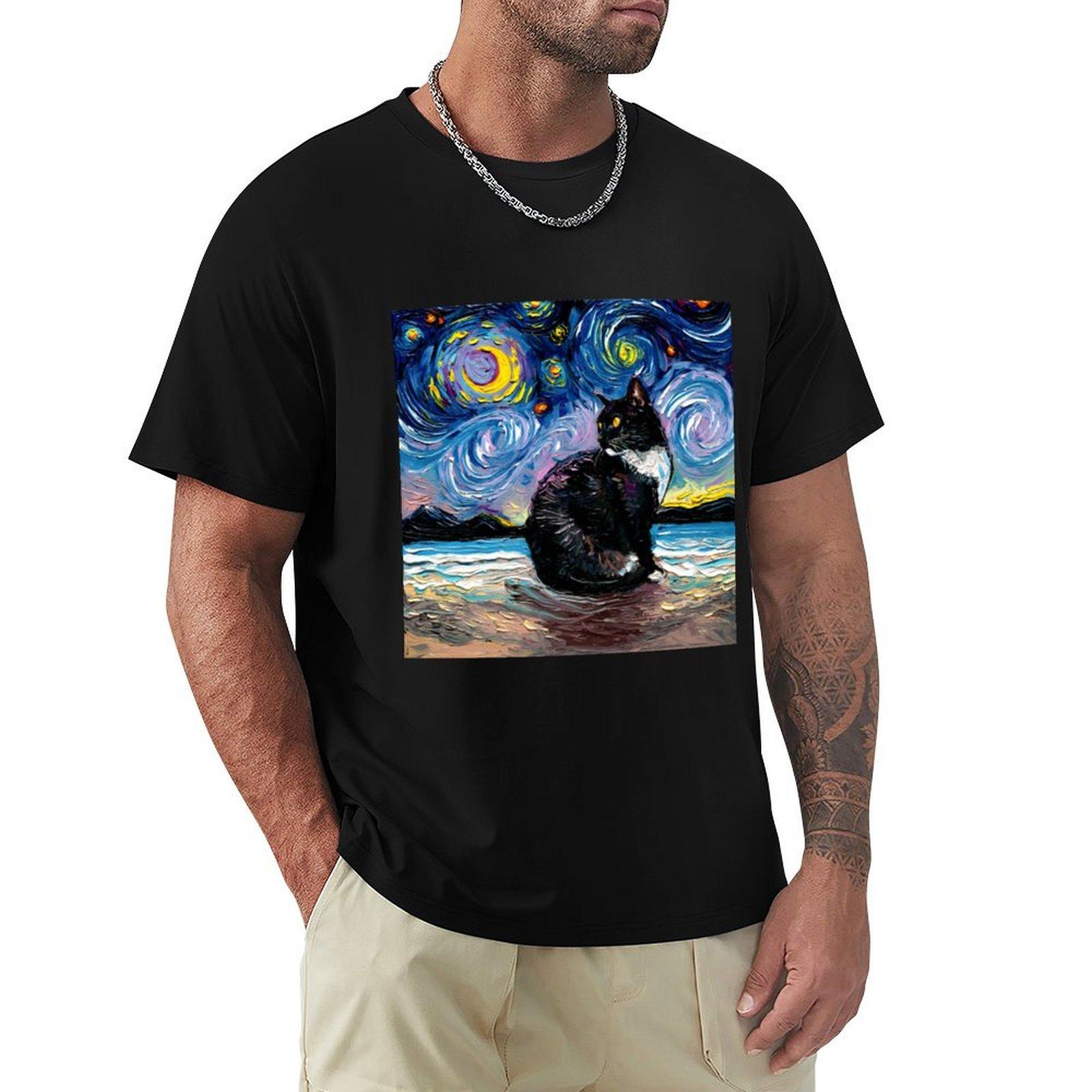 Black Tuxedo Cat Night 2 TShirt for a boy vintage anime shirt cotton graphic tees blanks workout shirts for men 4XL
Black Tuxedo Cat Night 2 TShirt for a boy vintage anime shirt cotton graphic tees blanks workout shirts for men 4XL