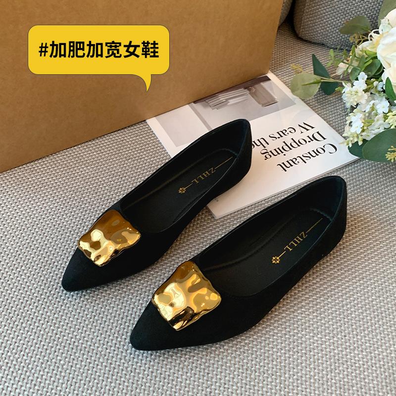 8Pointed single shoes women s ladyshoes new suede shallow mouth flat shoes widened large size women s shoes 45 чорний
8Pointed single shoes women s ladyshoes new suede shallow mouth flat shoes widened large size women s shoes 45 чорний