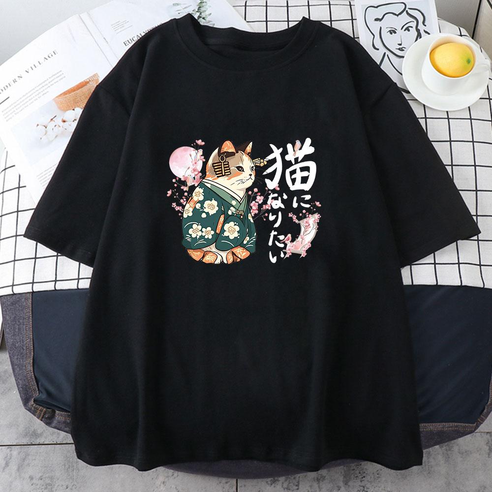 Ukiyoe Kanji Cat Japanese Style Tshirt Blossom Sakura Pink Teeshirt Cotton High Quality Girls Tshirts Short Sleeve Casual Tees 4XL
Ukiyoe Kanji Cat Japanese Style Tshirt Blossom Sakura Pink Teeshirt Cotton High Quality Girls Tshirts Short Sleeve Casual Tees 4XL