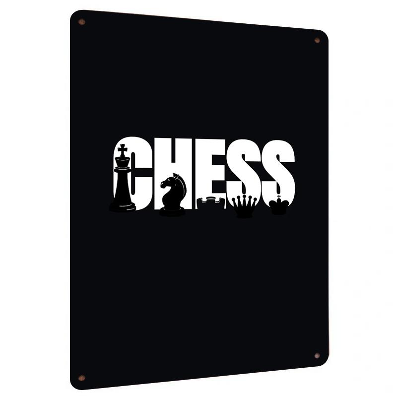 Creative Chess Metal Wall Art Decor Black and White Modern Home Decoration for Living Room Study Room 20x30cm(7.8x11.8inch)
Creative Chess Metal Wall Art Decor Black and White Modern Home Decoration for Living Room Study Room 20x30cm(7.8x11.8inch)
