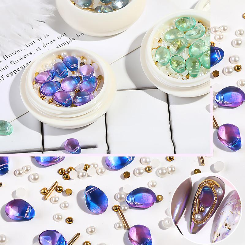 1 Box Mixed 3D Nail Art Decorations Crystal Gems Pearl Rivets Charm Manicure Accessories
1 Box Mixed 3D Nail Art Decorations Crystal Gems Pearl Rivets Charm Manicure Accessories