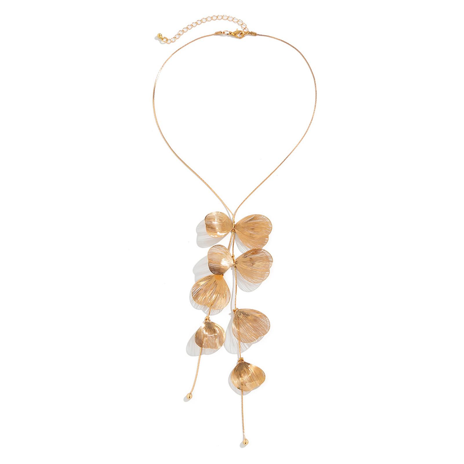 Ginkgo Leaf Tassel Necklace Women Copper Fashionable Leaf Long Necklace for Work Shopping Gold Free One Size золотий
Ginkgo Leaf Tassel Necklace Women Copper Fashionable Leaf Long Necklace for Work Shopping Gold Free One Size золотий