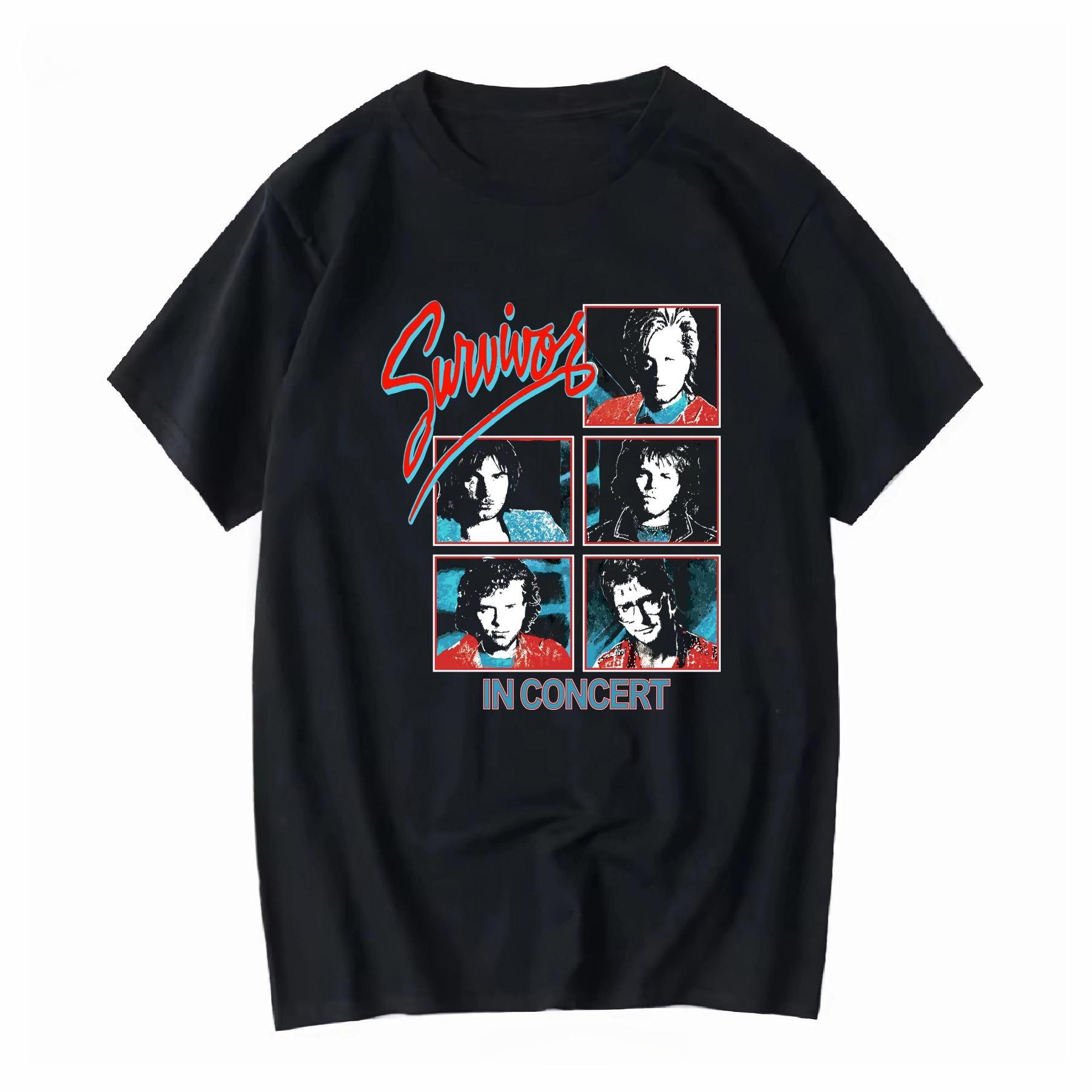 Survivor Print Tshirt s Concert Style Casual and Comfortable Cotton Tshirt Streetwear Top for Unisex and Women L
Survivor Print Tshirt s Concert Style Casual and Comfortable Cotton Tshirt Streetwear Top for Unisex and Women L