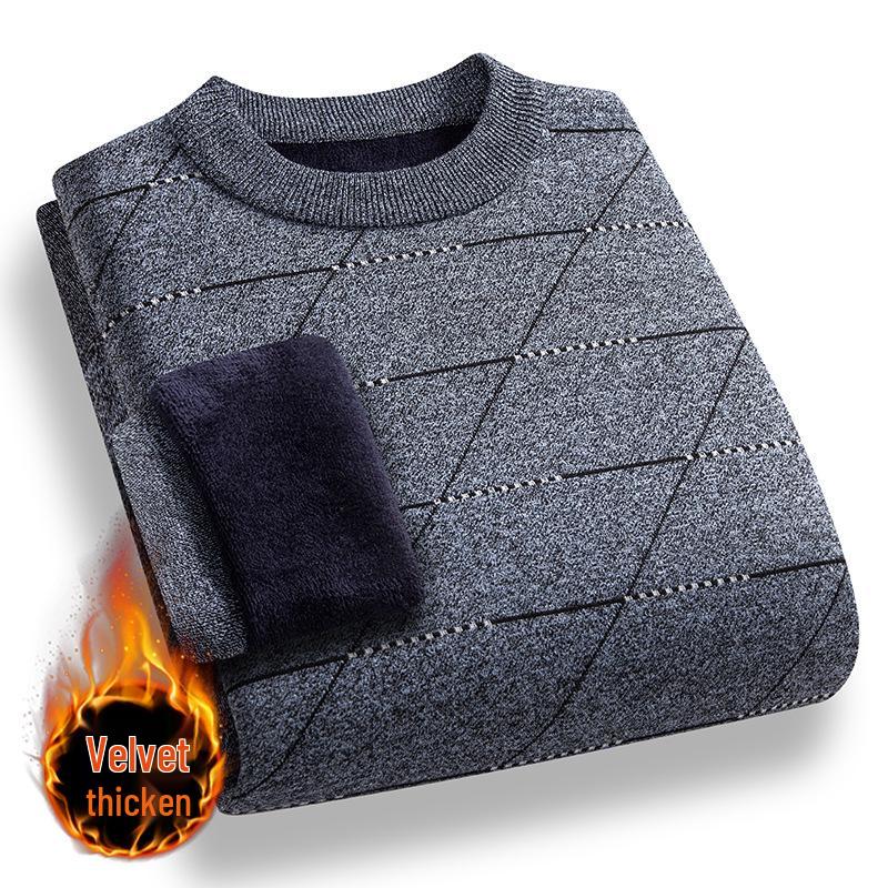 Men s Plus Velvet Warm Long Sleeve Knit Pullover – Autumn/Winter Round Neck Sweater for Middle-aged & Elderly XL світло-сірий колір
Men s Plus Velvet Warm Long Sleeve Knit Pullover – Autumn/Winter Round Neck Sweater for Middle-aged & Elderly XL світло-сірий колір