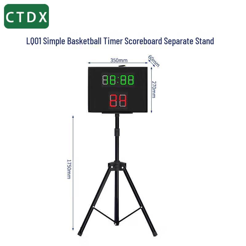 CTDX Electronic Scoreboard & Timer with 24-Second Shot Clock
CTDX Electronic Scoreboard & Timer with 24-Second Shot Clock