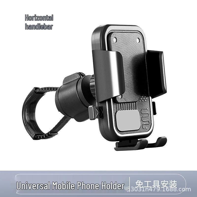 Universal No-Installation Phone Holder for Electric Vehicle, Motorcycle, and Scooter Handlebar Navigation чёрный
Universal No-Installation Phone Holder for Electric Vehicle, Motorcycle, and Scooter Handlebar Navigation чёрный