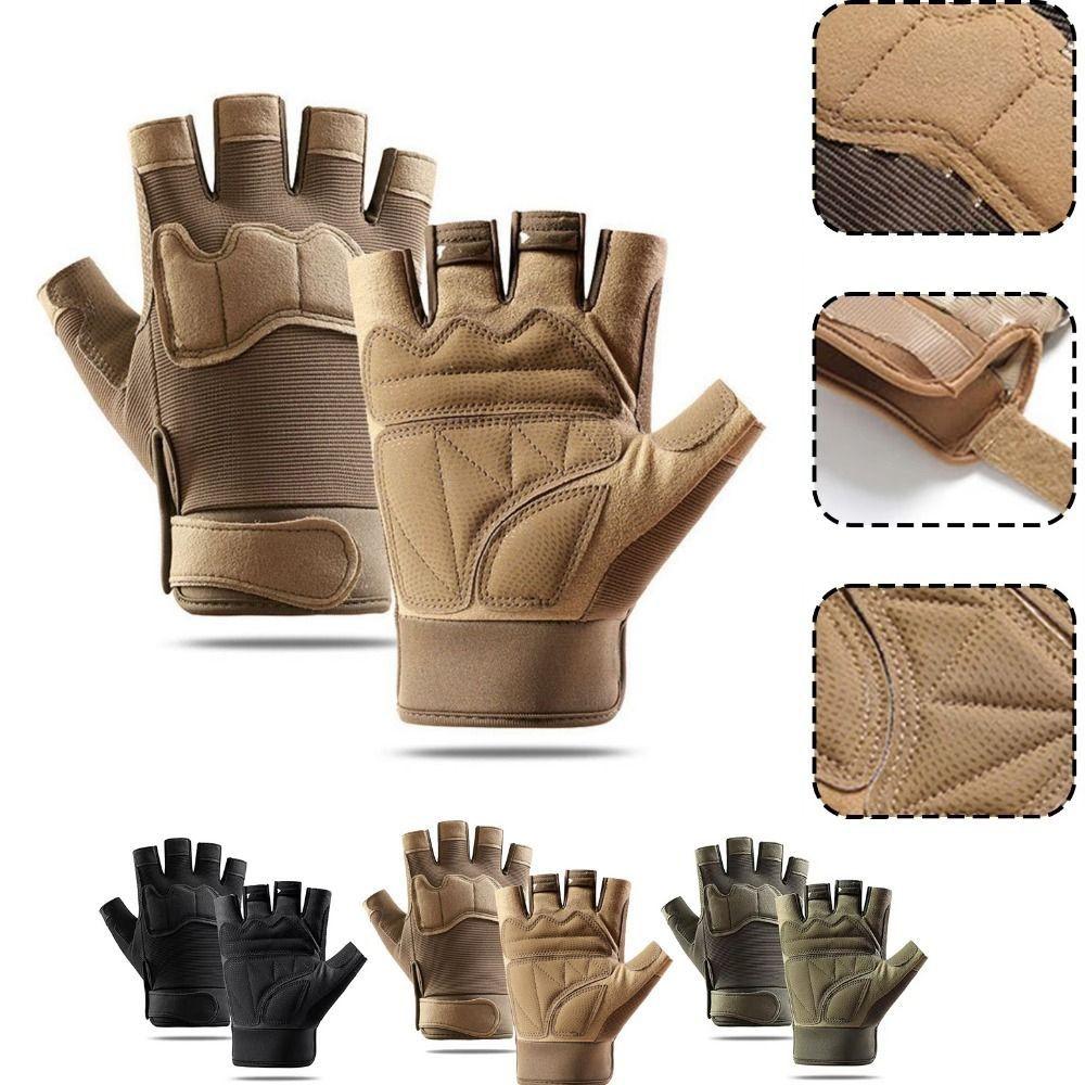 Anti-Slip Racing Gloves Wear-Resistant Half Finger Gloves Motorcycle Equipment Accessories M хакі
Anti-Slip Racing Gloves Wear-Resistant Half Finger Gloves Motorcycle Equipment Accessories M хакі