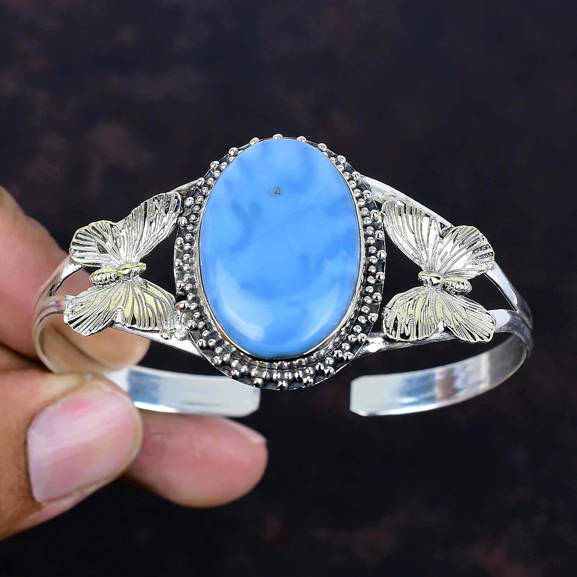 Owyhee blue opal cuff bracelet real gemstone jewelry 18k gold plated butterfly bangle 925 sterling silver adjustable bangle handmade jewelry
Owyhee blue opal cuff bracelet real gemstone jewelry 18k gold plated butterfly bangle 925 sterling silver adjustable bangle handmade jewelry