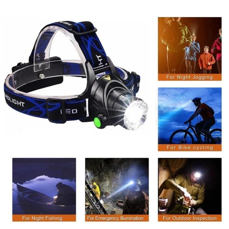USB Rechargeable Powerful Headlamp Portable Outdoor Splash-proof Work Head Lamp for Fishing At Night Camping Running Emergency
USB Rechargeable Powerful Headlamp Portable Outdoor Splash-proof Work Head Lamp for Fishing At Night Camping Running Emergency