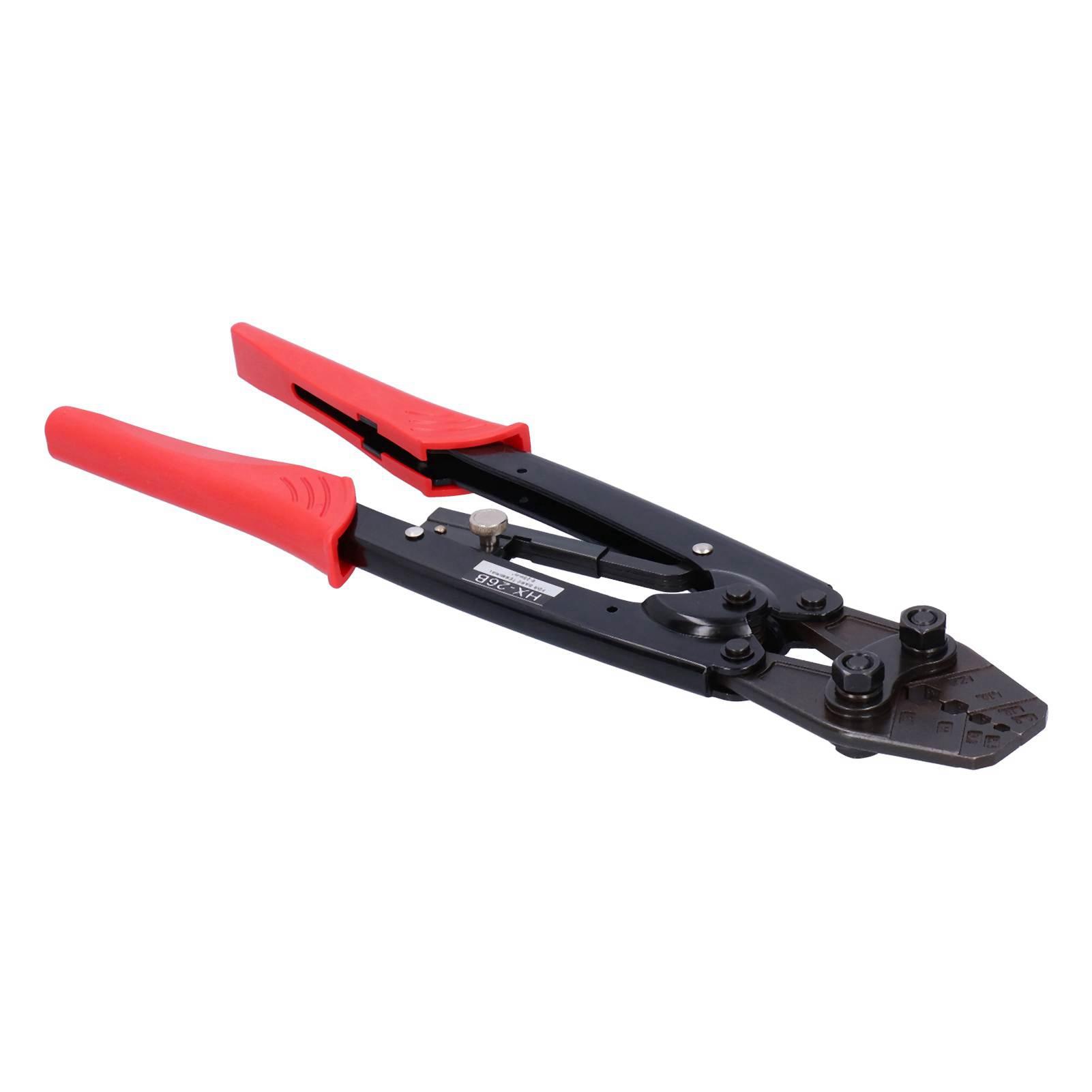Ratchet Terminal Crimper Wire Crimping Pliers Manual Tools 6‑25mm² AWG10‑4 HX‑26B
Ratchet Terminal Crimper Wire Crimping Pliers Manual Tools 6‑25mm² AWG10‑4 HX‑26B