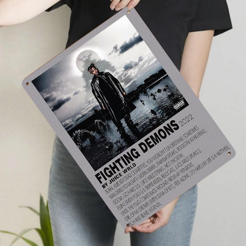 Juice WRLD Fighting Demons Album Cover Metal Tin Sign Home Decor Art Collection 20x30cm(7.8x11.8inch)
Juice WRLD Fighting Demons Album Cover Metal Tin Sign Home Decor Art Collection 20x30cm(7.8x11.8inch)