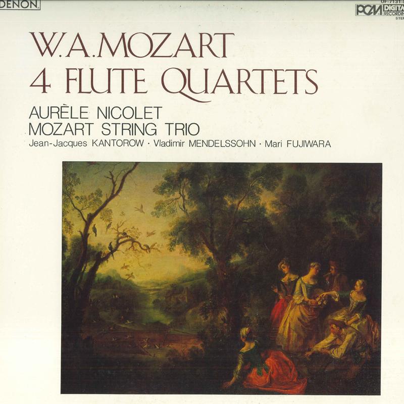 LP Record MOZART, AURÈLE NICOLET, MOZART TRIO - Complete Flute Quartets OF7131NDPROMO DENON 1984 Japan Classical Used
LP Record MOZART, AURÈLE NICOLET, MOZART TRIO - Complete Flute Quartets OF7131NDPROMO DENON 1984 Japan Classical Used