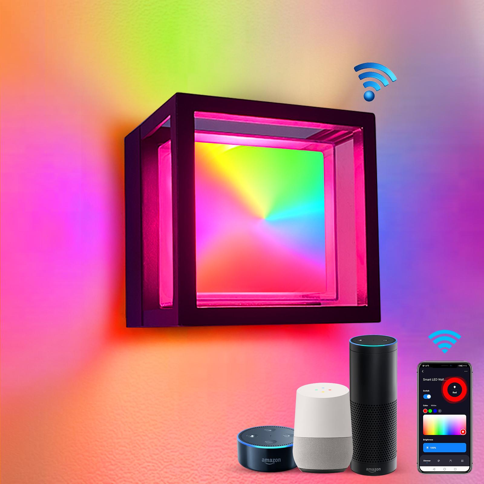 WIFI Smart LED Wall Lamp Outdoor Light Fxiture 20W 2700k-6500k Waterproof RGBICW Color Voice Control Work With Alexa Google 20W
WIFI Smart LED Wall Lamp Outdoor Light Fxiture 20W 2700k-6500k Waterproof RGBICW Color Voice Control Work With Alexa Google 20W