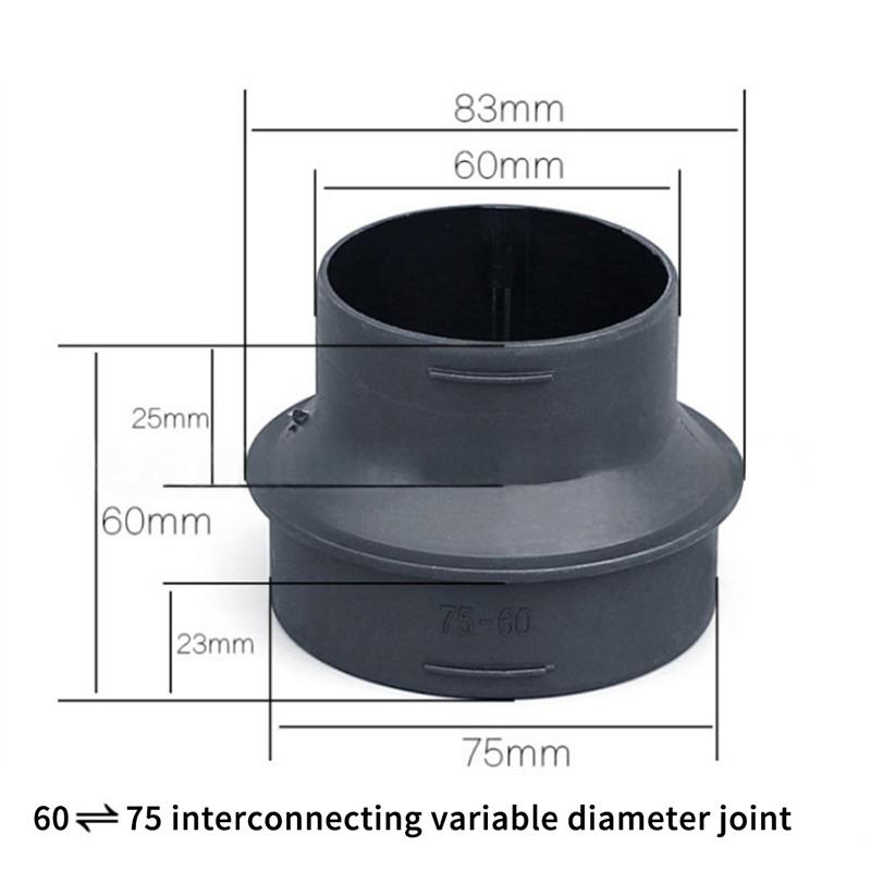 1 Piece 42mm 60mm 75mm Heater Air Duct Ducting Connector Black For Car Truck VAN Camper 60/75mm To 42/60/75mm Converter
1 Piece 42mm 60mm 75mm Heater Air Duct Ducting Connector Black For Car Truck VAN Camper 60/75mm To 42/60/75mm Converter