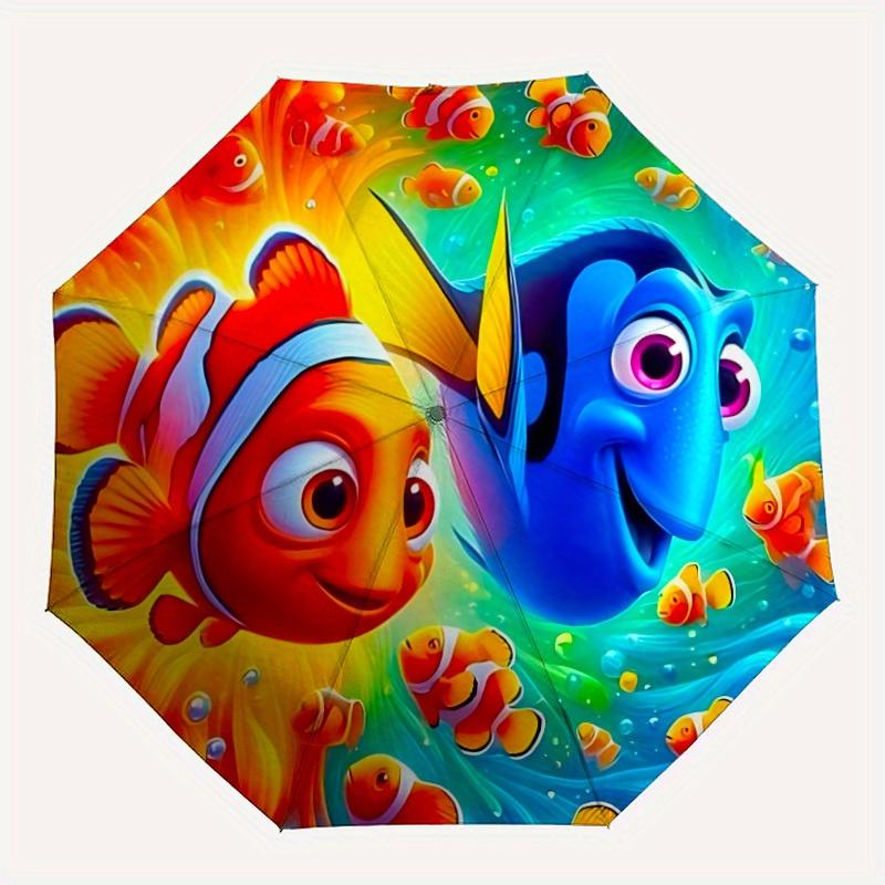 1pc Nemo Dory Automatic Umbrella - Cartoon Design, Lightweight & Portable, Travel Umbrella, Durable Canopy a0820046
1pc Nemo Dory Automatic Umbrella - Cartoon Design, Lightweight & Portable, Travel Umbrella, Durable Canopy a0820046