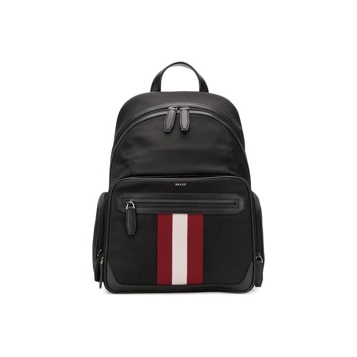Bally Logo Print Red And White Striped Large Capacity Nylon Backpack Men Backpack Black 6220455 Basic Set (Bag+Dust Bag)
Bally Logo Print Red And White Striped Large Capacity Nylon Backpack Men Backpack Black 6220455 Basic Set (Bag+Dust Bag)