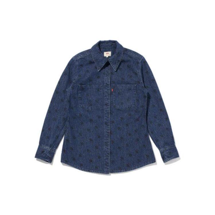 Рубашка с длинным рукавом Levis с абстрактным цветочным принтом Женские топы Джинсово-синий A4611-0000 M
Рубашка с длинным рукавом Levis с абстрактным цветочным принтом Женские топы Джинсово-синий A4611-0000 M