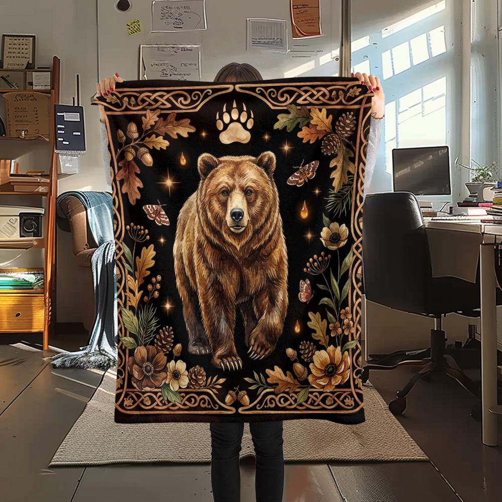 1Pc Bear Eagle Print Flannel Blanket High Quality Warm Comfortable Cover for All Seasons Perfect for Gifts Home Decor 80cm x 120cm
1Pc Bear Eagle Print Flannel Blanket High Quality Warm Comfortable Cover for All Seasons Perfect for Gifts Home Decor 80cm x 120cm