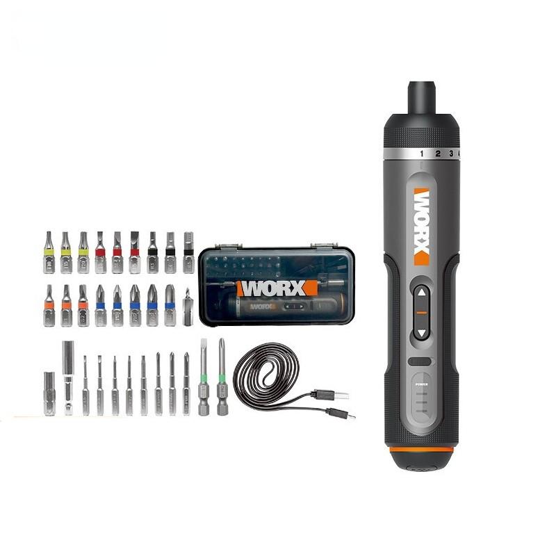 Worx 4V Electrical Screwdriver Sets WX242 Smart Cordless Electric Screwdrivers USB Rechargeable Handle 30 Bit Sets Power Tools WX242
Worx 4V Electrical Screwdriver Sets WX242 Smart Cordless Electric Screwdrivers USB Rechargeable Handle 30 Bit Sets Power Tools WX242