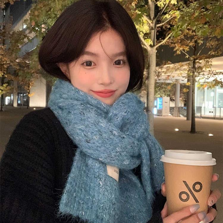 White With Wool Knitted Wool Vintage Scarf Girls Winter High-End Warm Neck павлин голубой
White With Wool Knitted Wool Vintage Scarf Girls Winter High-End Warm Neck павлин голубой
