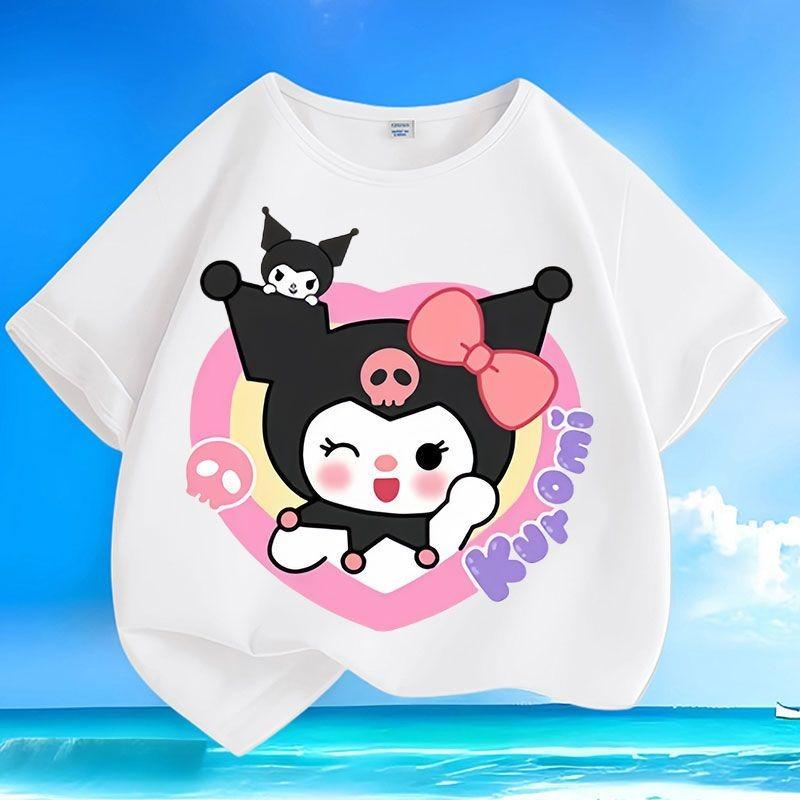 Kuromi Cartoon Pattern T-shirt for Summer New Children s Comfortable Round Neck Loose Short Sleeved Fashionable Parent-child Top 100
Kuromi Cartoon Pattern T-shirt for Summer New Children s Comfortable Round Neck Loose Short Sleeved Fashionable Parent-child Top 100