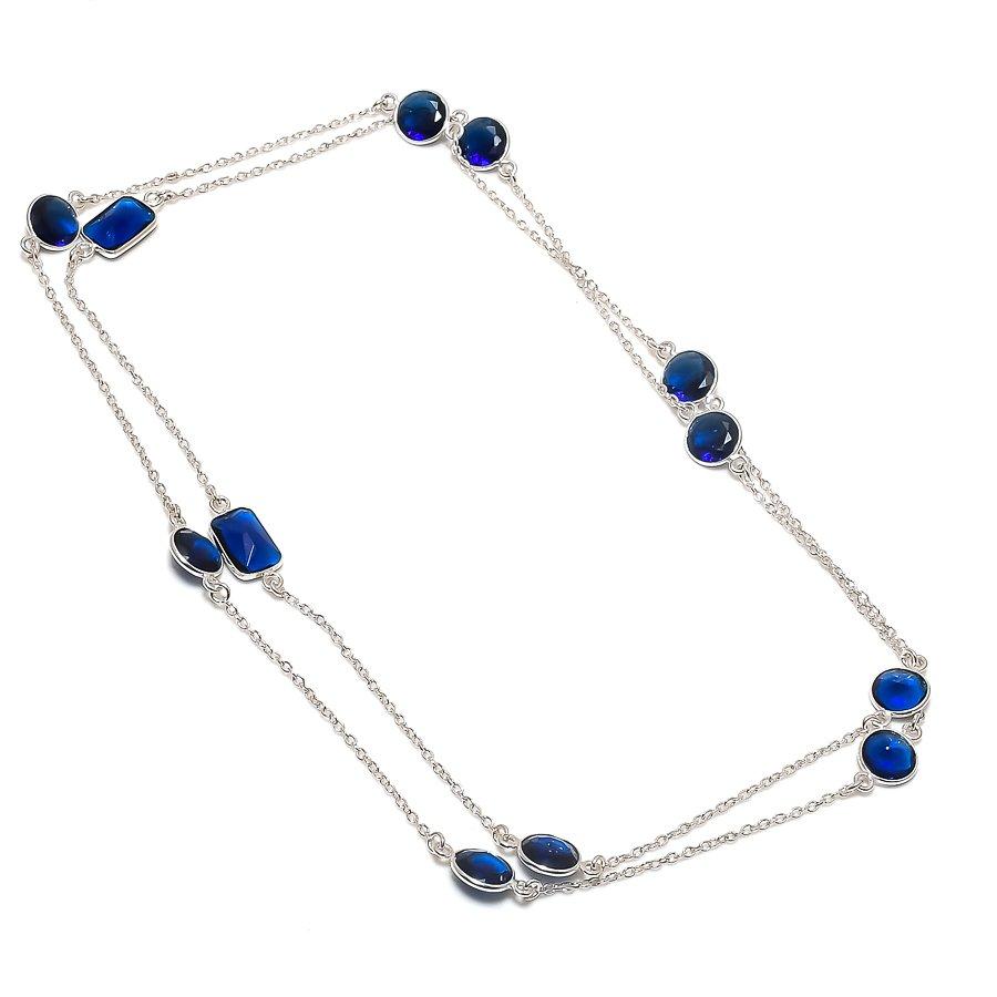 Натуральный голубой топаз драгоценный камень 925 стерлинговое серебро ювелирное колье 18 A5I91
Натуральный голубой топаз драгоценный камень 925 стерлинговое серебро ювелирное колье 18 A5I91