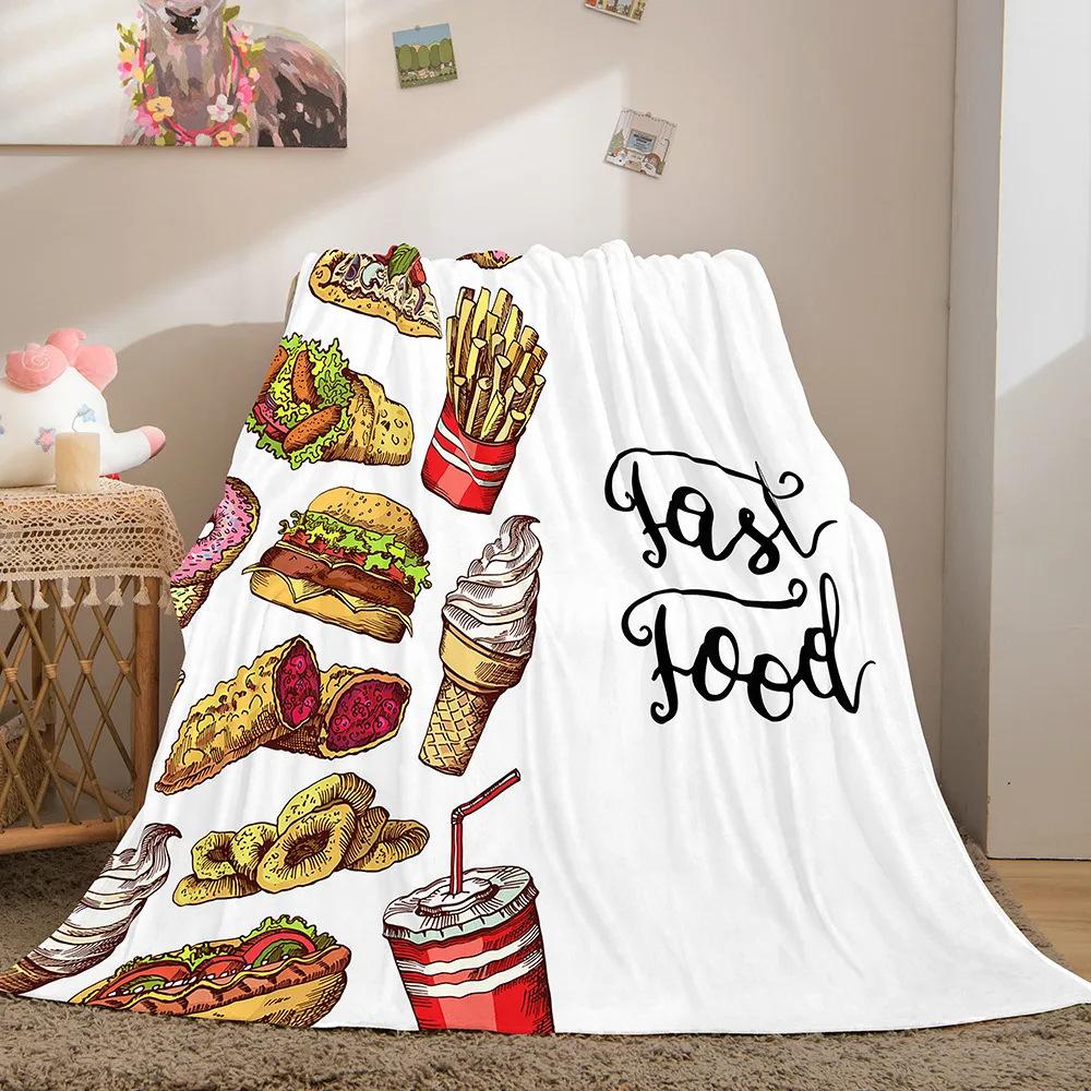 Cartoon-shaped food burger Printed Blanket for Sofa Travel Camping Living Room Office Conditioning Blanket for All Seasons Gifts 75x90cm
Cartoon-shaped food burger Printed Blanket for Sofa Travel Camping Living Room Office Conditioning Blanket for All Seasons Gifts 75x90cm