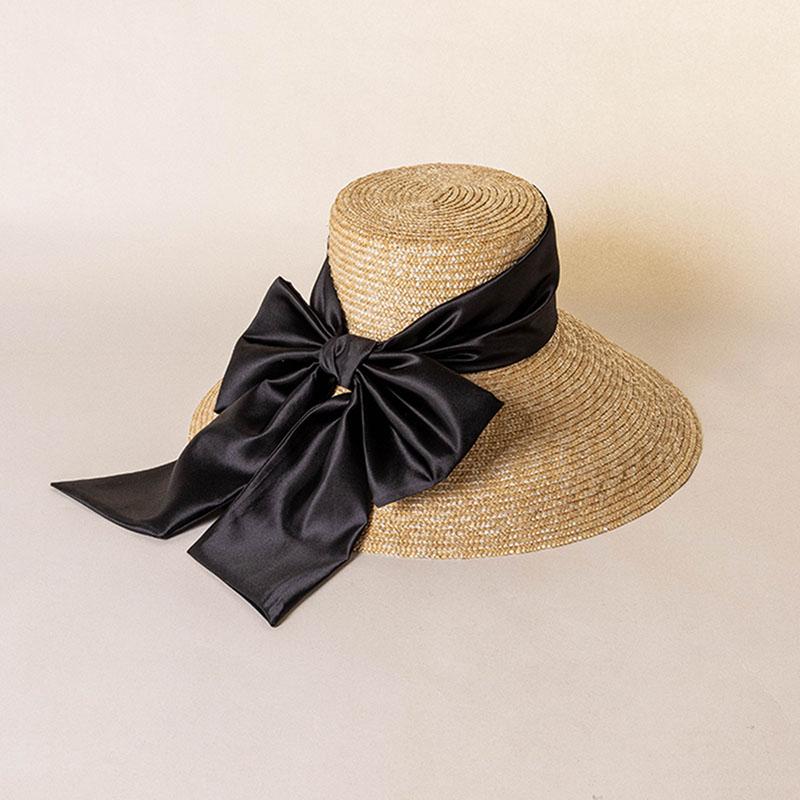 2022 New Spring Summer Fashion Vintage Big Bow Decoration Flat-top Wide Brim Straw Hats For Women Men Outdoor Holiday Beach Hat 54-58cm чорний
2022 New Spring Summer Fashion Vintage Big Bow Decoration Flat-top Wide Brim Straw Hats For Women Men Outdoor Holiday Beach Hat 54-58cm чорний