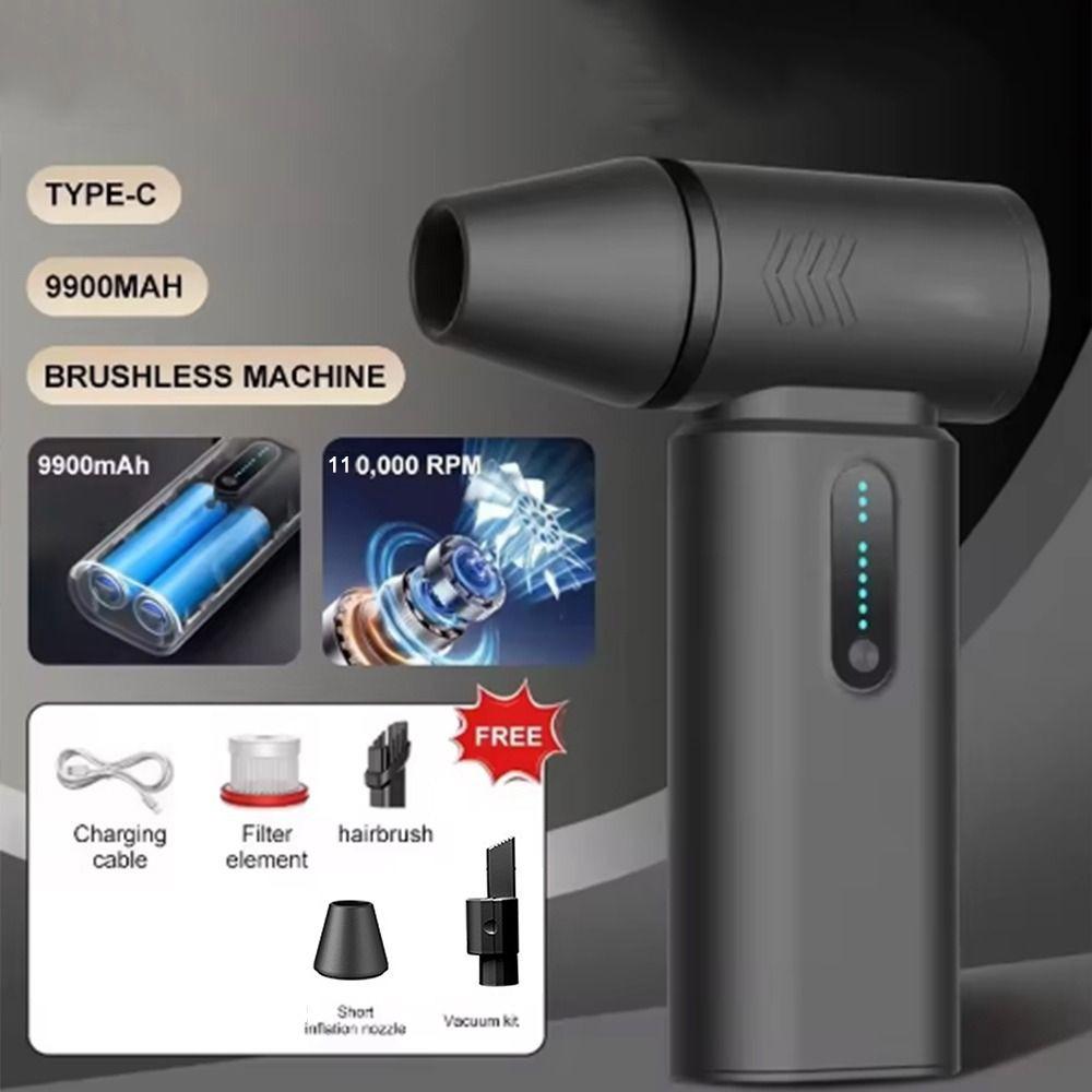 High Speed Mini Turbo Jet Fan Brushless Motor Violent Turbo Blower Pet Blow Drying Black Vacuum kit
High Speed Mini Turbo Jet Fan Brushless Motor Violent Turbo Blower Pet Blow Drying Black Vacuum kit