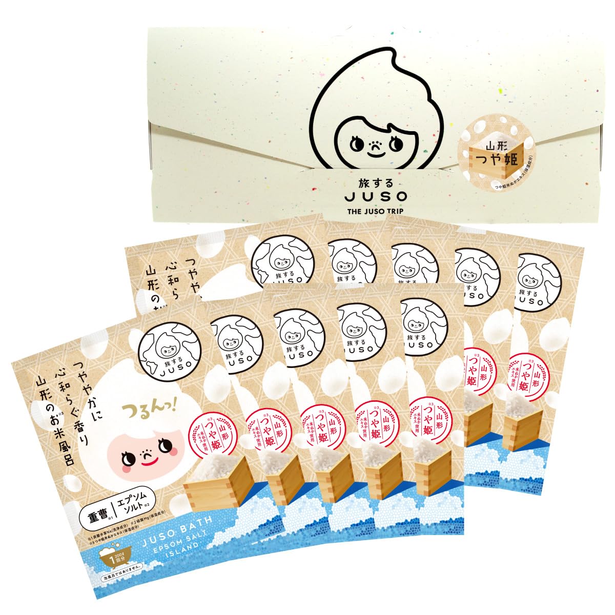 Traveling JUSO BATH POWDER Yamagata rice 10 individually bath cloudy local hot spring Epsom baking bath soothing Japanese scent bath, packets,
Traveling JUSO BATH POWDER Yamagata rice 10 individually bath cloudy local hot spring Epsom baking bath soothing Japanese scent bath, packets,