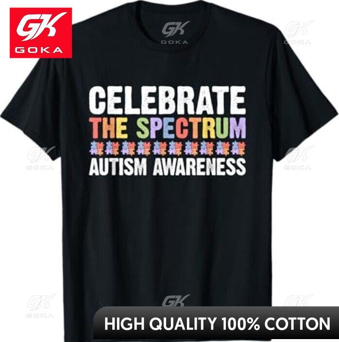 Celebrate The Spectrum Autism Awareness Puzzle Piece Warrior Graphic T Shirts Unisexs Clothing Cotton Women Funny Summer Tshrits 4XL
Celebrate The Spectrum Autism Awareness Puzzle Piece Warrior Graphic T Shirts Unisexs Clothing Cotton Women Funny Summer Tshrits 4XL