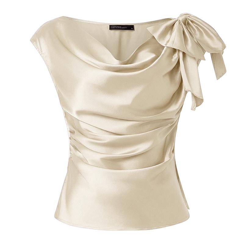 ZANZEA Women Pile Collar Casual Solid Color Short Sleeve Satin Blouse 3XL абрикосовий
ZANZEA Women Pile Collar Casual Solid Color Short Sleeve Satin Blouse 3XL абрикосовий