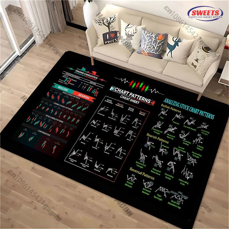 Stock Market Large Trader Chart Candlestick Pattern Carpet Living Room Bedroom,Sofa,Office Areas Rug, Washable Mat,Holiday Gift 40x60cm
Stock Market Large Trader Chart Candlestick Pattern Carpet Living Room Bedroom,Sofa,Office Areas Rug, Washable Mat,Holiday Gift 40x60cm