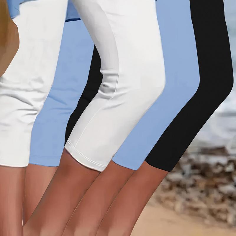 Solid Casual Capris - European & American Style Cropped Pants 1XL
Solid Casual Capris - European & American Style Cropped Pants 1XL