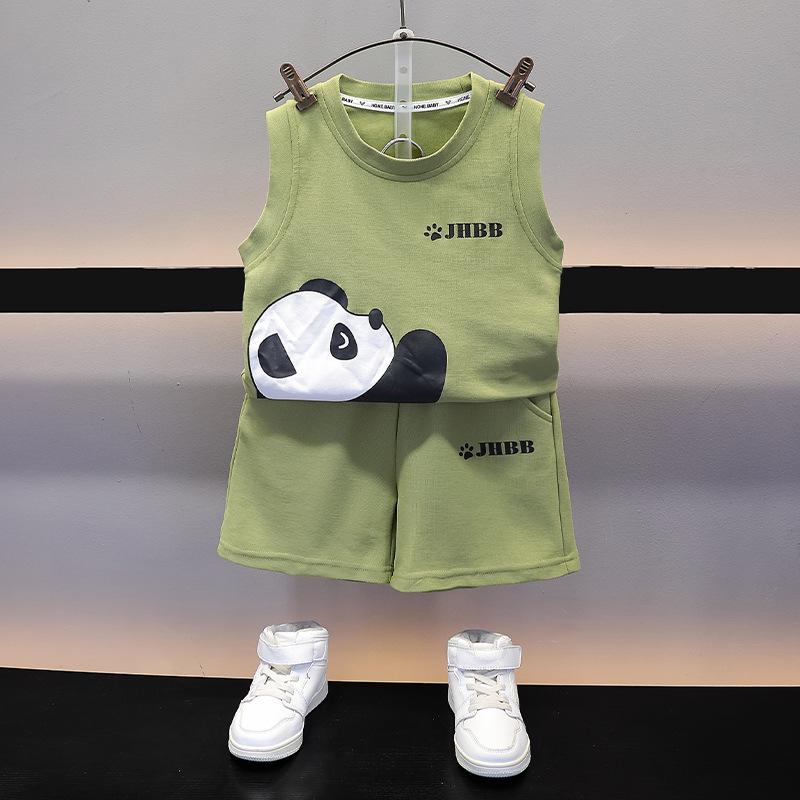 Boys Summer 2024 Panda Vest Set – Trendy Baby Outfits for a Handsome Look 130 cm зелений
Boys Summer 2024 Panda Vest Set – Trendy Baby Outfits for a Handsome Look 130 cm зелений