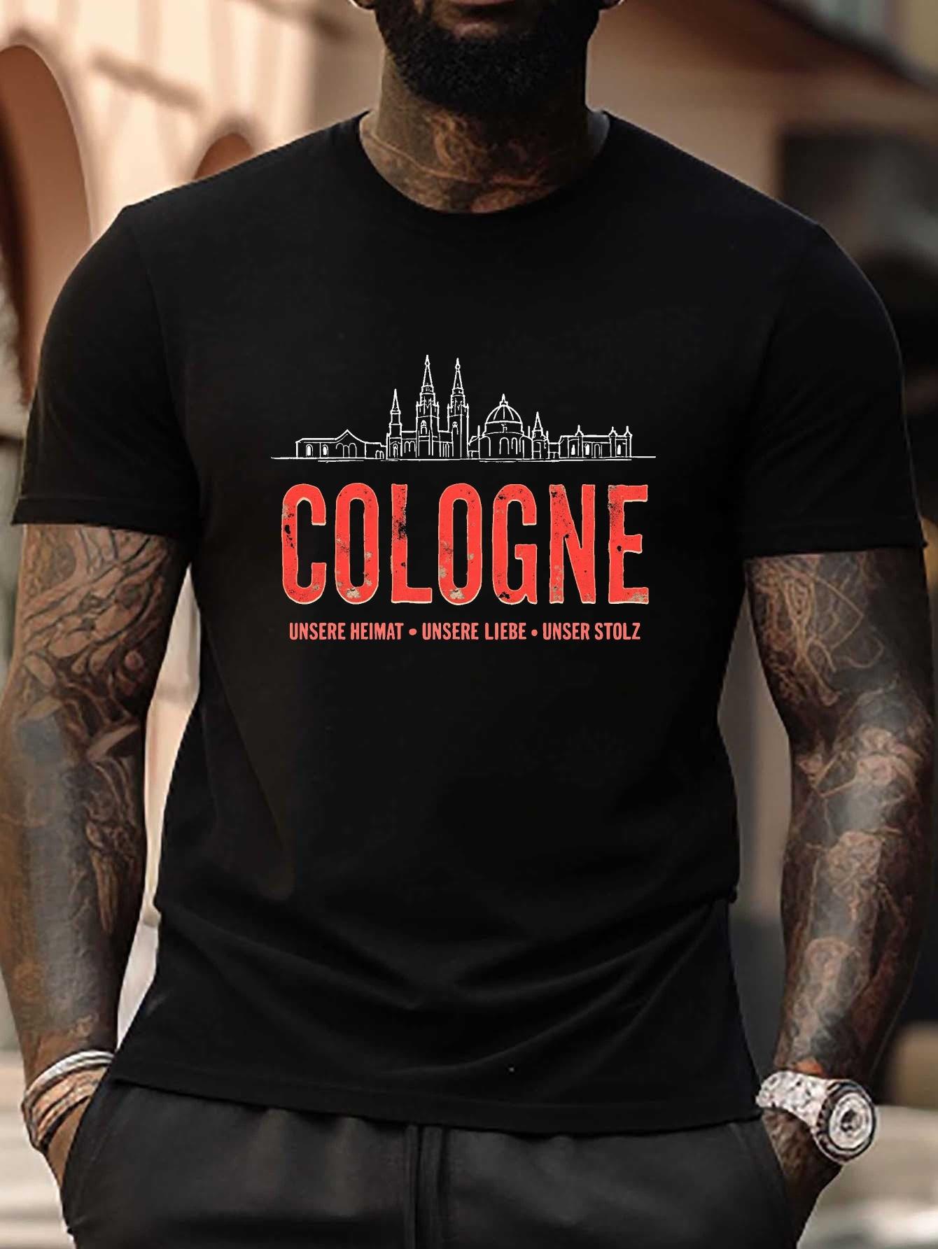 Plus Size Cologne Our Home German Quote T-shirt - White with Red Typography & Geometric Print XL
Plus Size Cologne Our Home German Quote T-shirt - White with Red Typography & Geometric Print XL