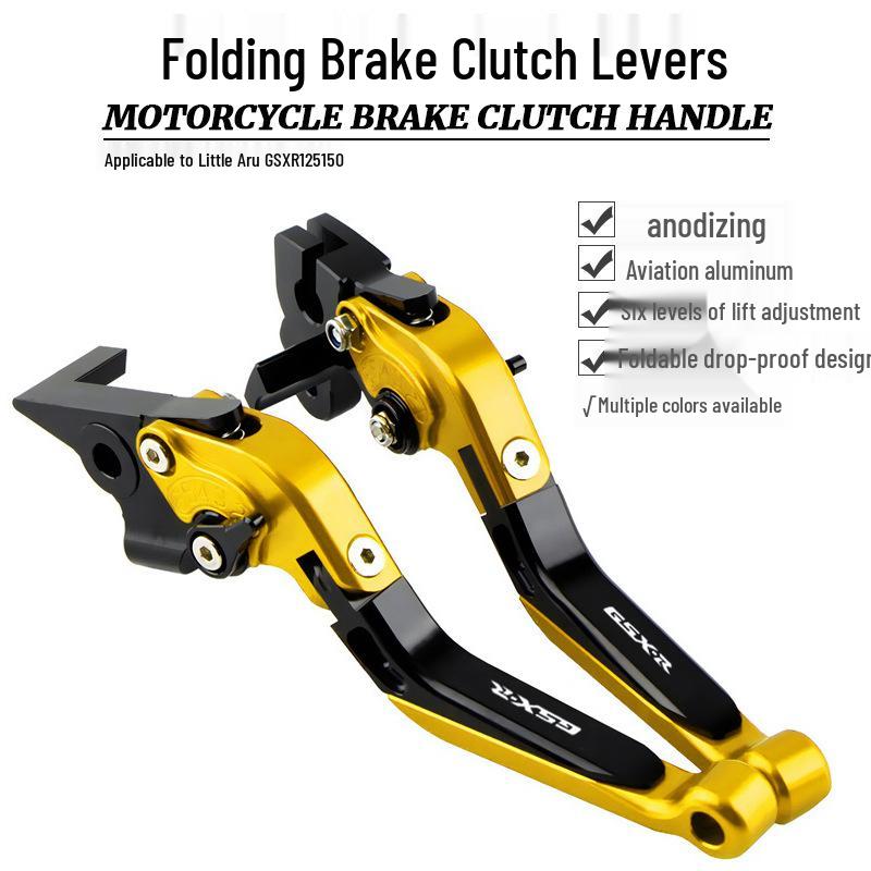 Little Aru GSXR125/150 Folding Clutch & Brake Lever for GSXS150/125 Spring Breeze Blue/Titanium Blue Titanium
Little Aru GSXR125/150 Folding Clutch & Brake Lever for GSXS150/125 Spring Breeze Blue/Titanium Blue Titanium