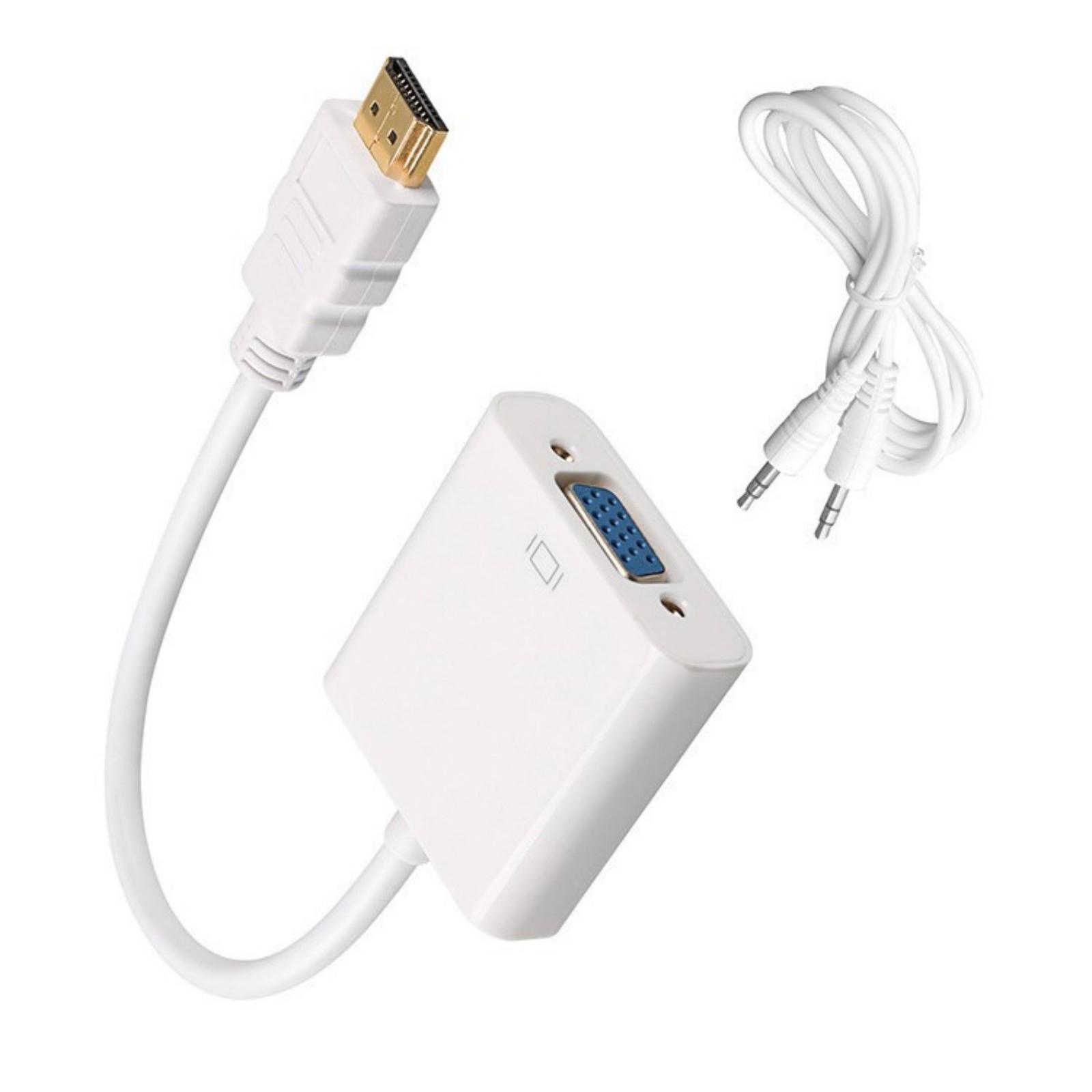 HDMI to VGA Adapter 1080P with Audio Output HDMI Male to VGA Female Adapter for Laptop PC DVD Projectors Monitors A білий
HDMI to VGA Adapter 1080P with Audio Output HDMI Male to VGA Female Adapter for Laptop PC DVD Projectors Monitors A білий