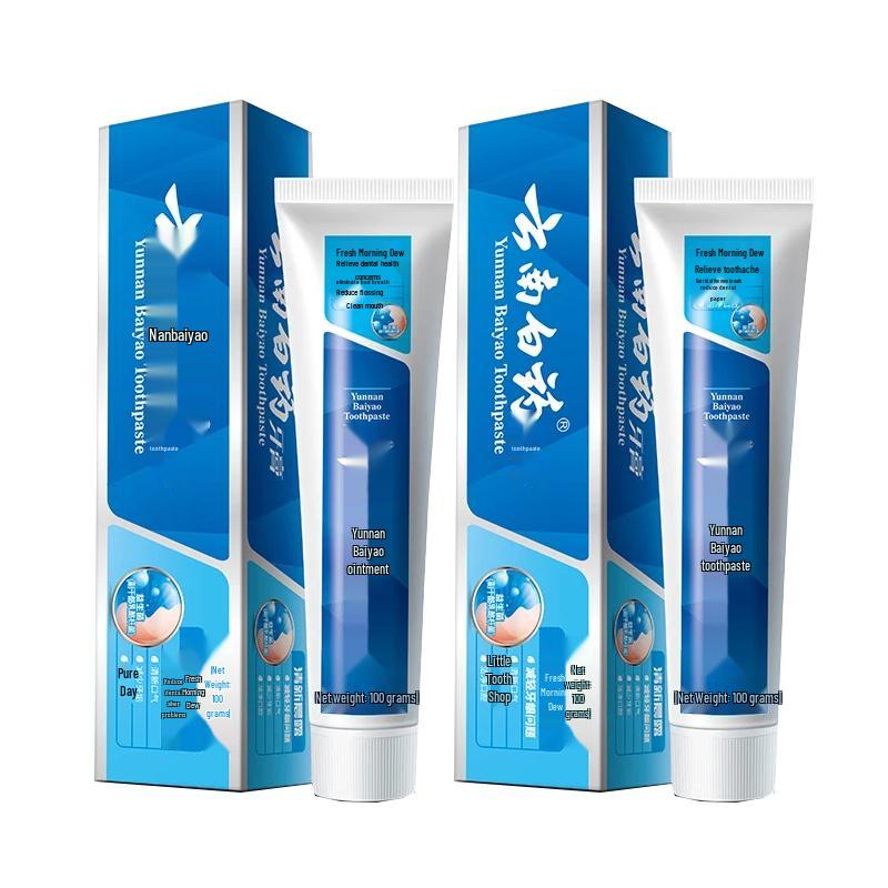 Yunnan Baiyao Probiotic Toothpaste, Fresh Morning Dew (2 x 100g)
Yunnan Baiyao Probiotic Toothpaste, Fresh Morning Dew (2 x 100g)
