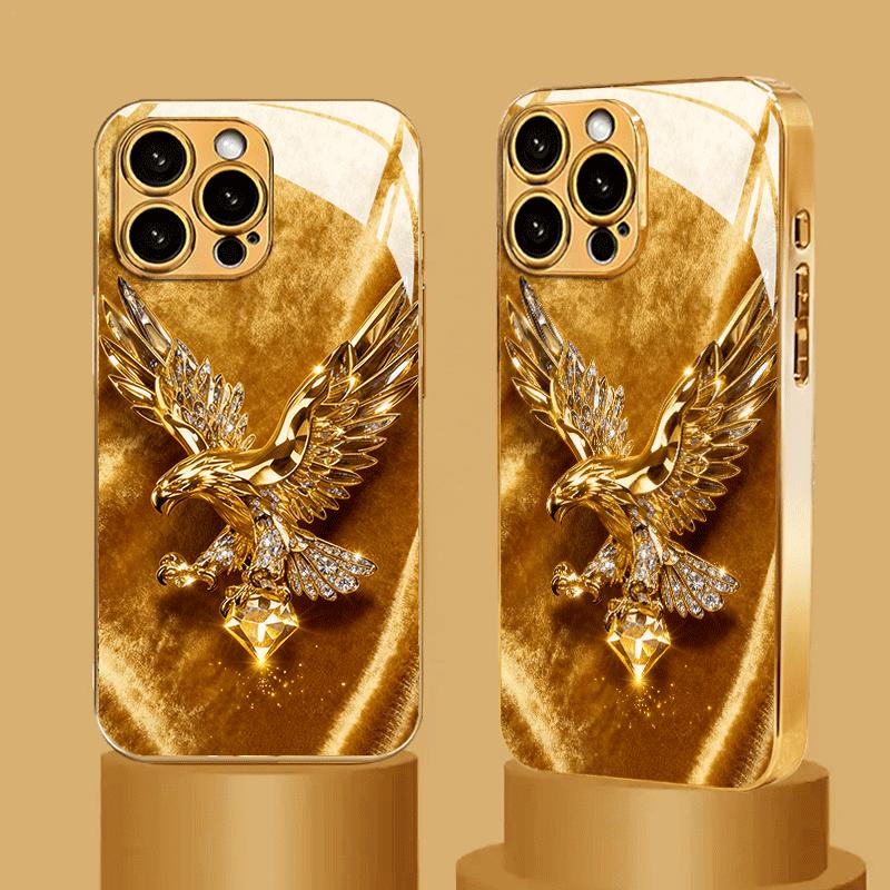 Премиальный гальванизированный стеклянный чехол для телефона для iPhone 17 16 15 14 13 12 11pm Pro Plus. Высококлассный роскошный дизайн с золотым орлом. iPhone 11 Pro Max
Премиальный гальванизированный стеклянный чехол для телефона для iPhone 17 16 15 14 13 12 11pm Pro Plus. Высококлассный роскошный дизайн с золотым орлом. iPhone 11 Pro Max