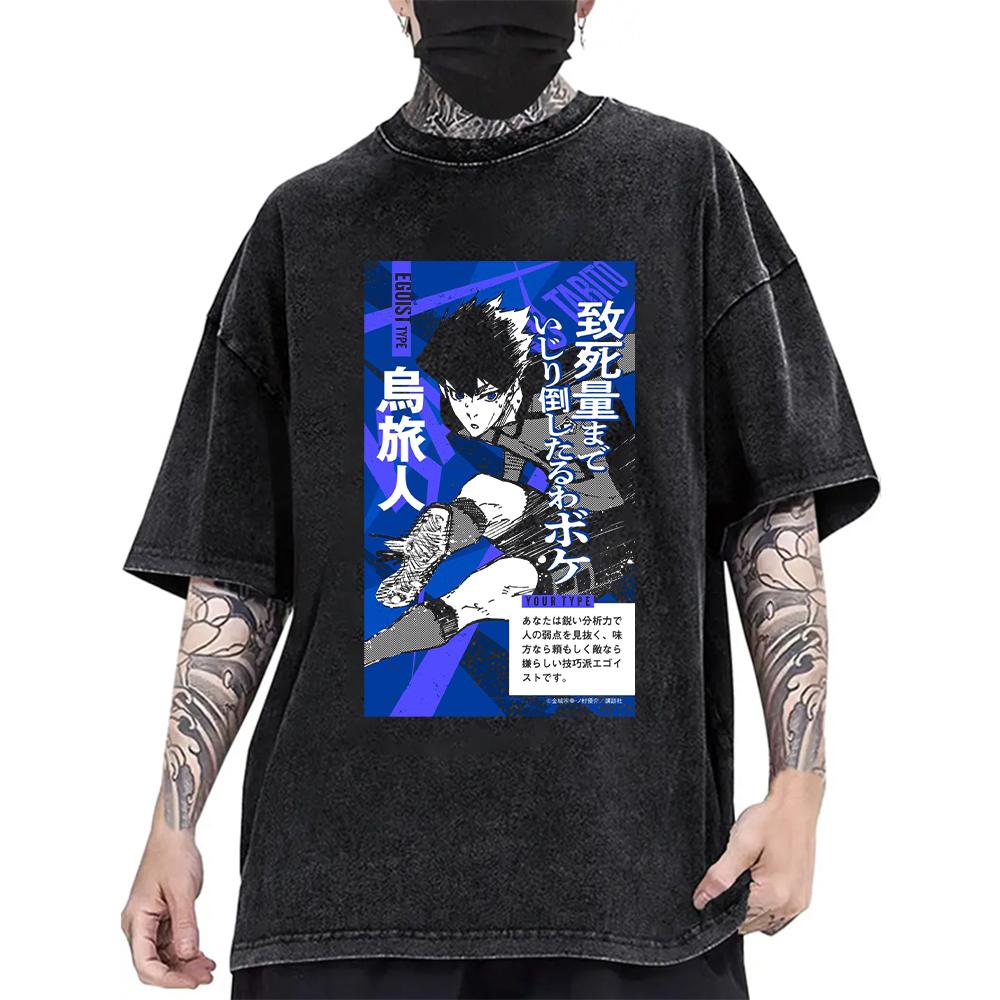 BLUE LOCK Anime Clothing Karasu Tabito Cool Print Washed T Shirt Men Street Cotton Tshirts Washed Manga Tee Harajuku T-shirt XXL чорний
BLUE LOCK Anime Clothing Karasu Tabito Cool Print Washed T Shirt Men Street Cotton Tshirts Washed Manga Tee Harajuku T-shirt XXL чорний