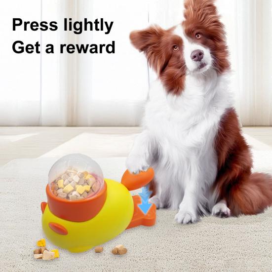 2-in-1 Interactive Dog Treat Dispensing Toy Duck/Cat Shaped Food Puzzle Slow Feeder Toy for Small Medium Dogs Promotes IQ Training жовтий
2-in-1 Interactive Dog Treat Dispensing Toy Duck/Cat Shaped Food Puzzle Slow Feeder Toy for Small Medium Dogs Promotes IQ Training жовтий
