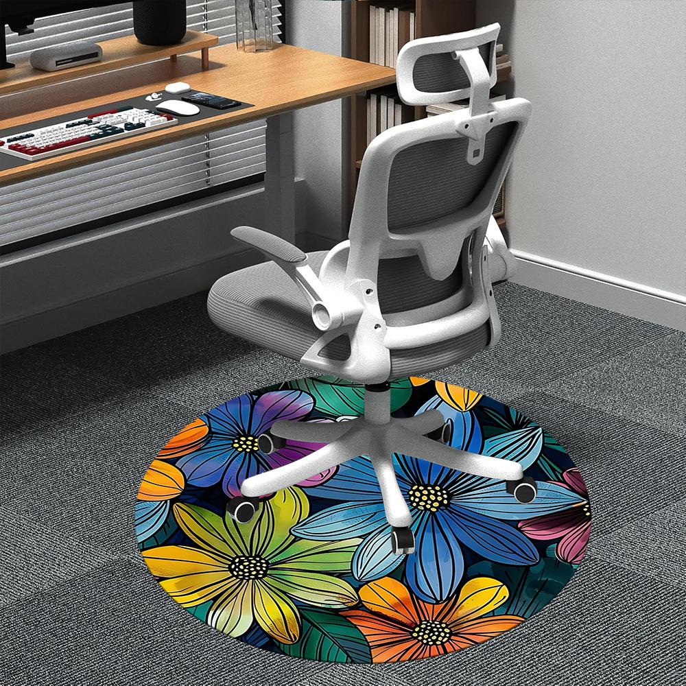 1pc Floral Pattern Office Round Area Rug, Indoor Mat Suitable ForOffice, Under Office Chairs Bedroom Living Room Home Decor, D158 80cm by 80cm
1pc Floral Pattern Office Round Area Rug, Indoor Mat Suitable ForOffice, Under Office Chairs Bedroom Living Room Home Decor, D158 80cm by 80cm